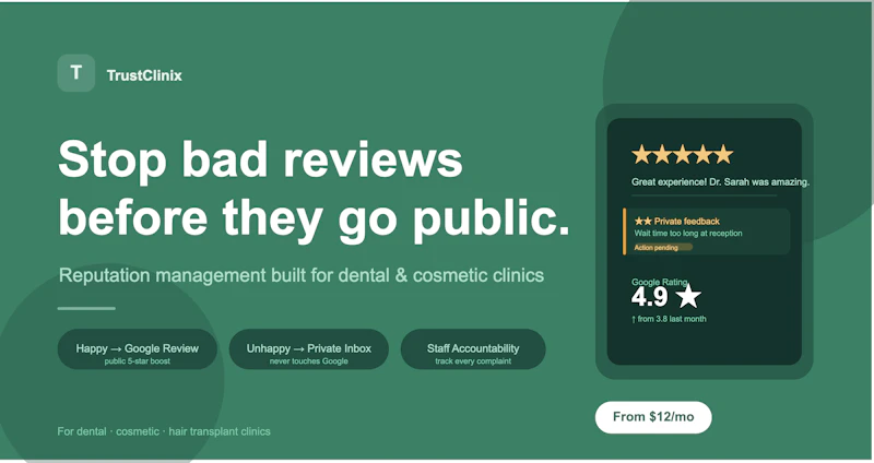 TrustClinix screenshot 1