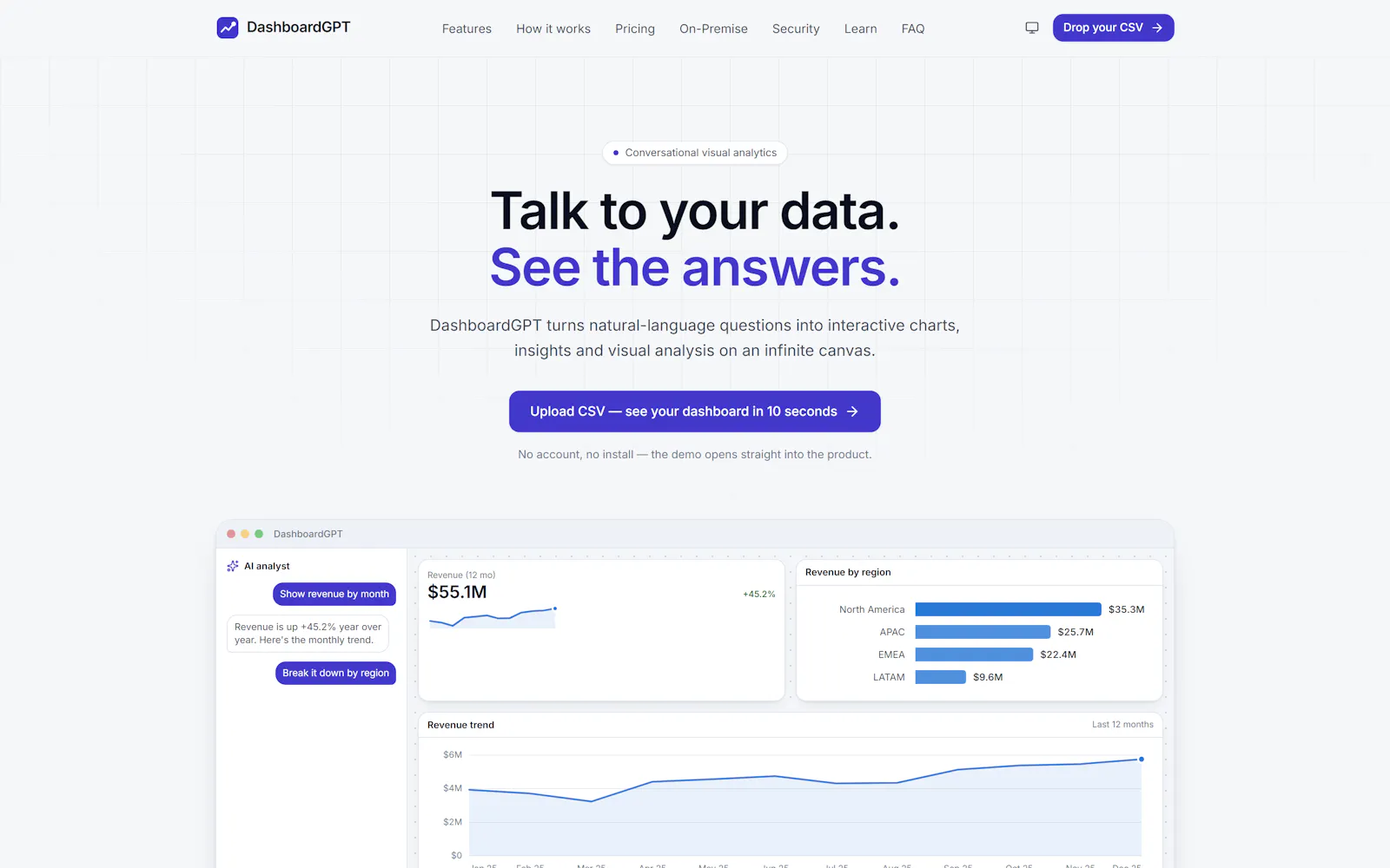 DashboardGPT screenshot 3