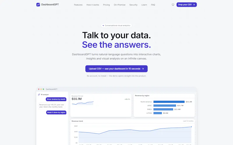 DashboardGPT screenshot 3