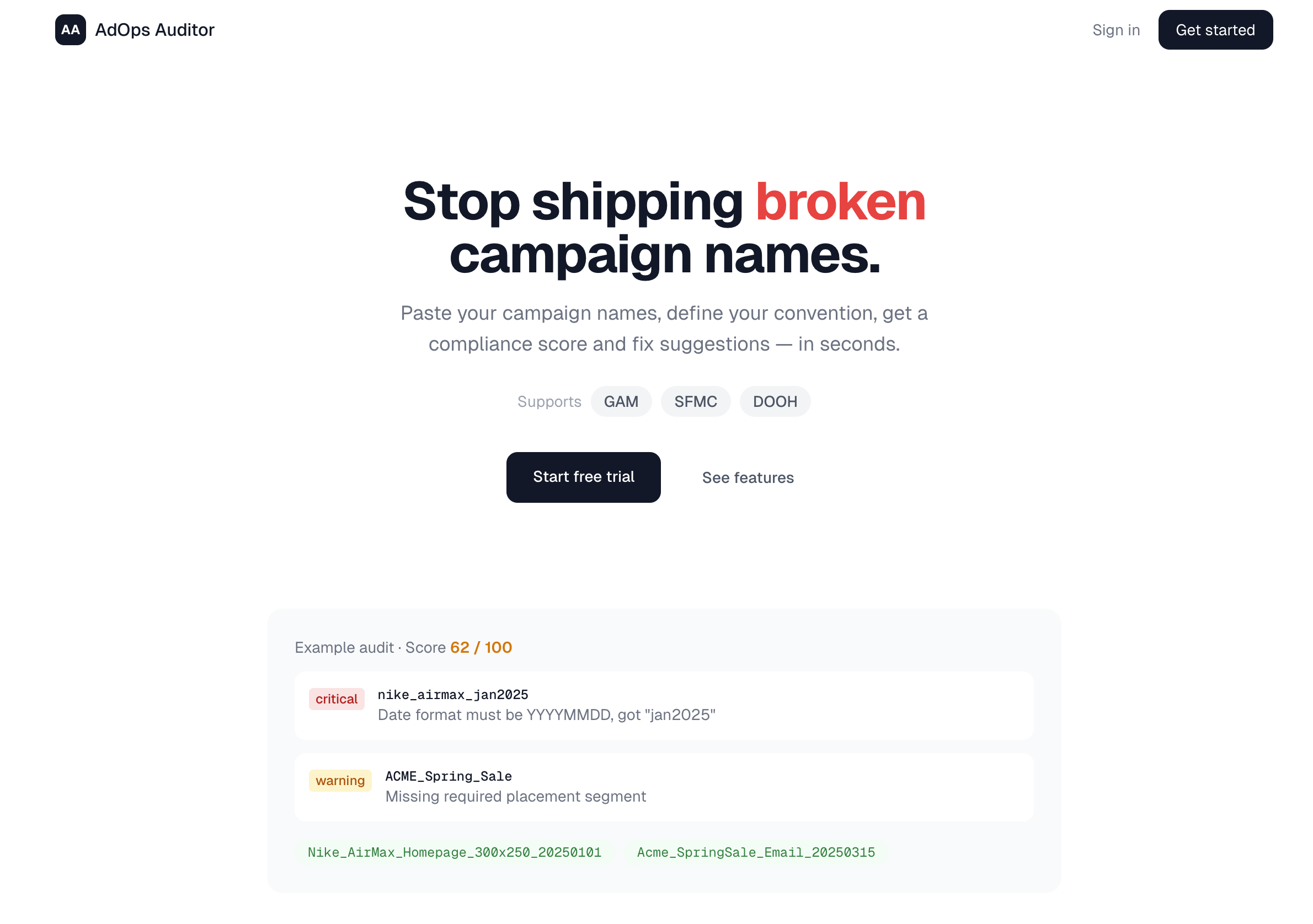 AdOps Auditor gallery image