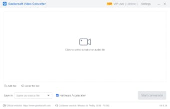 Geekersoft Video Converter gallery image