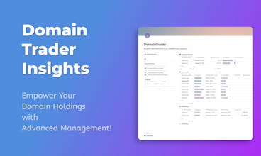 Acompanhe o desempenho dos seus domínios com o recurso Estatísticas Detalhadas de Domínio do Domain Tracker Suite.