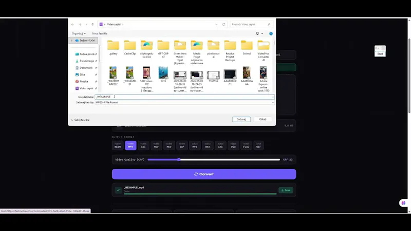 Media Forge — Online Converter screenshot 1 (video preview)