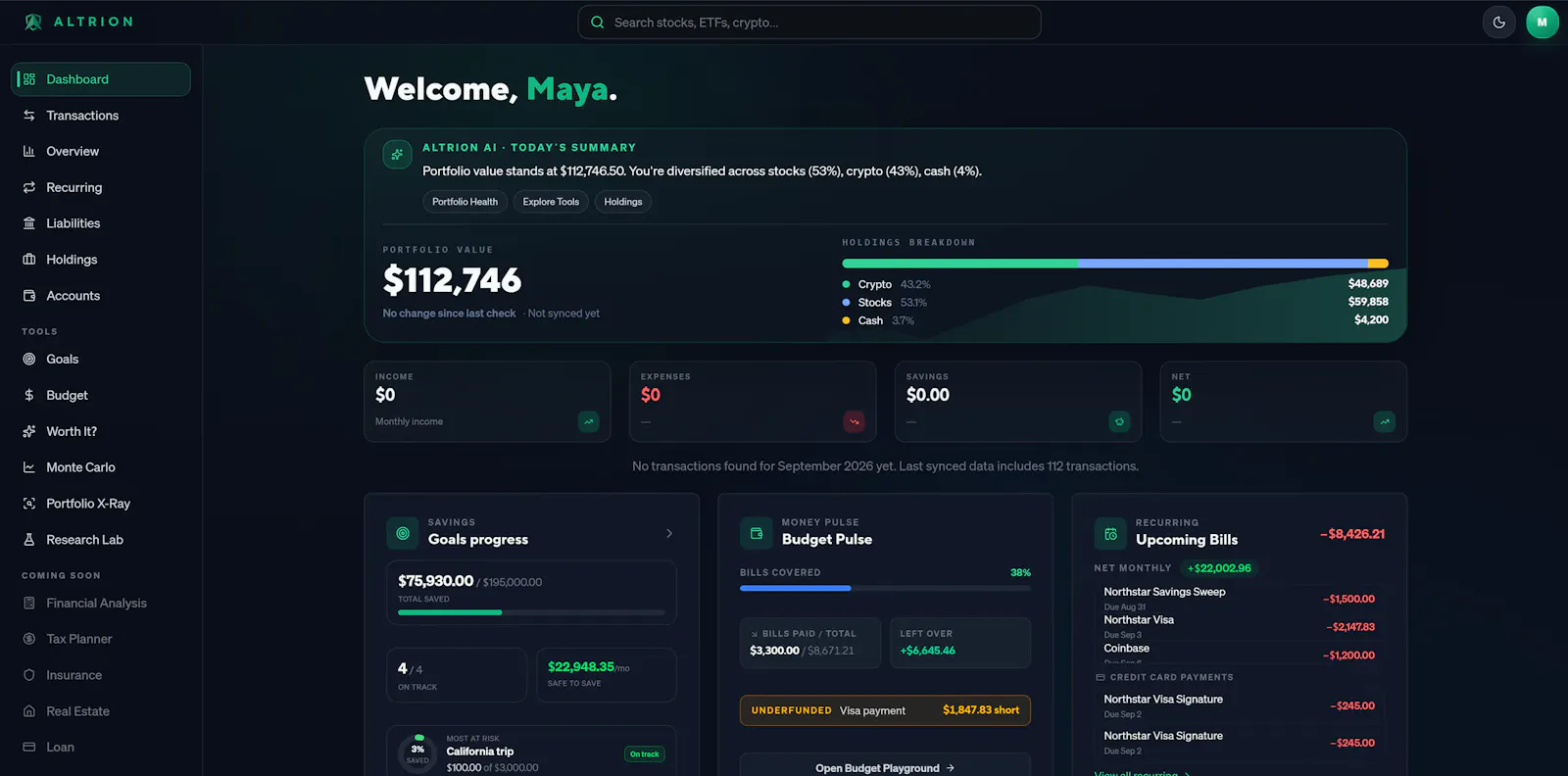 Altrion.ai screenshot 2