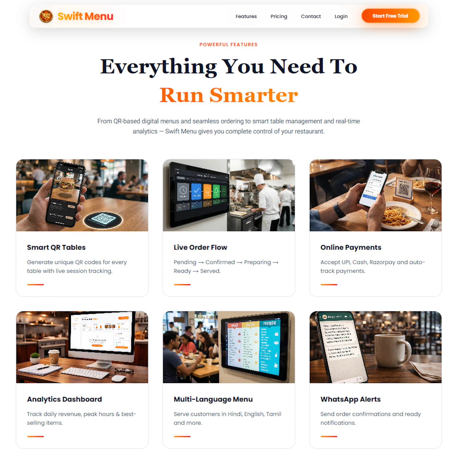 SwiftMenu — Digital Restaurant Menu screenshot 2