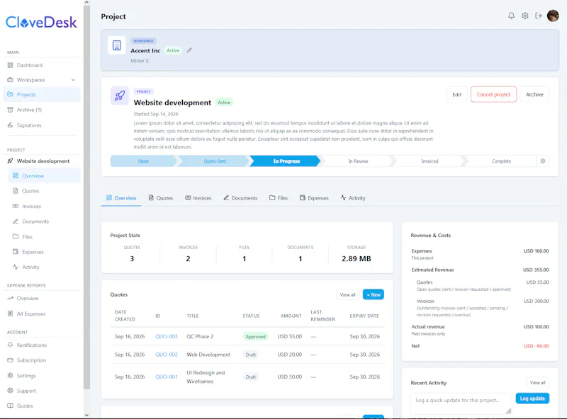 CloveDesk screenshot 3