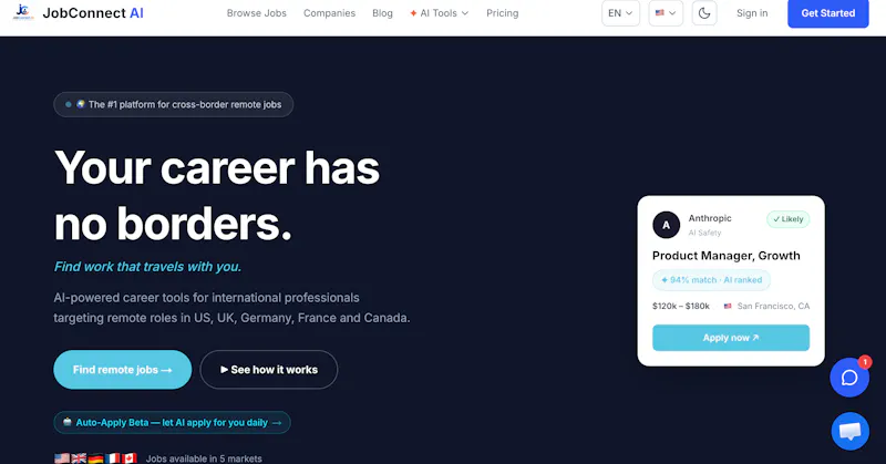 JobConnect AI screenshot 1