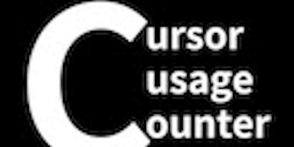 Cursor Usage Counter