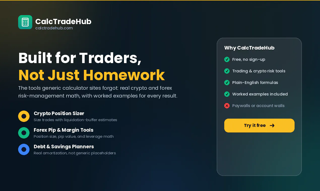 CalcTradeHub gallery image