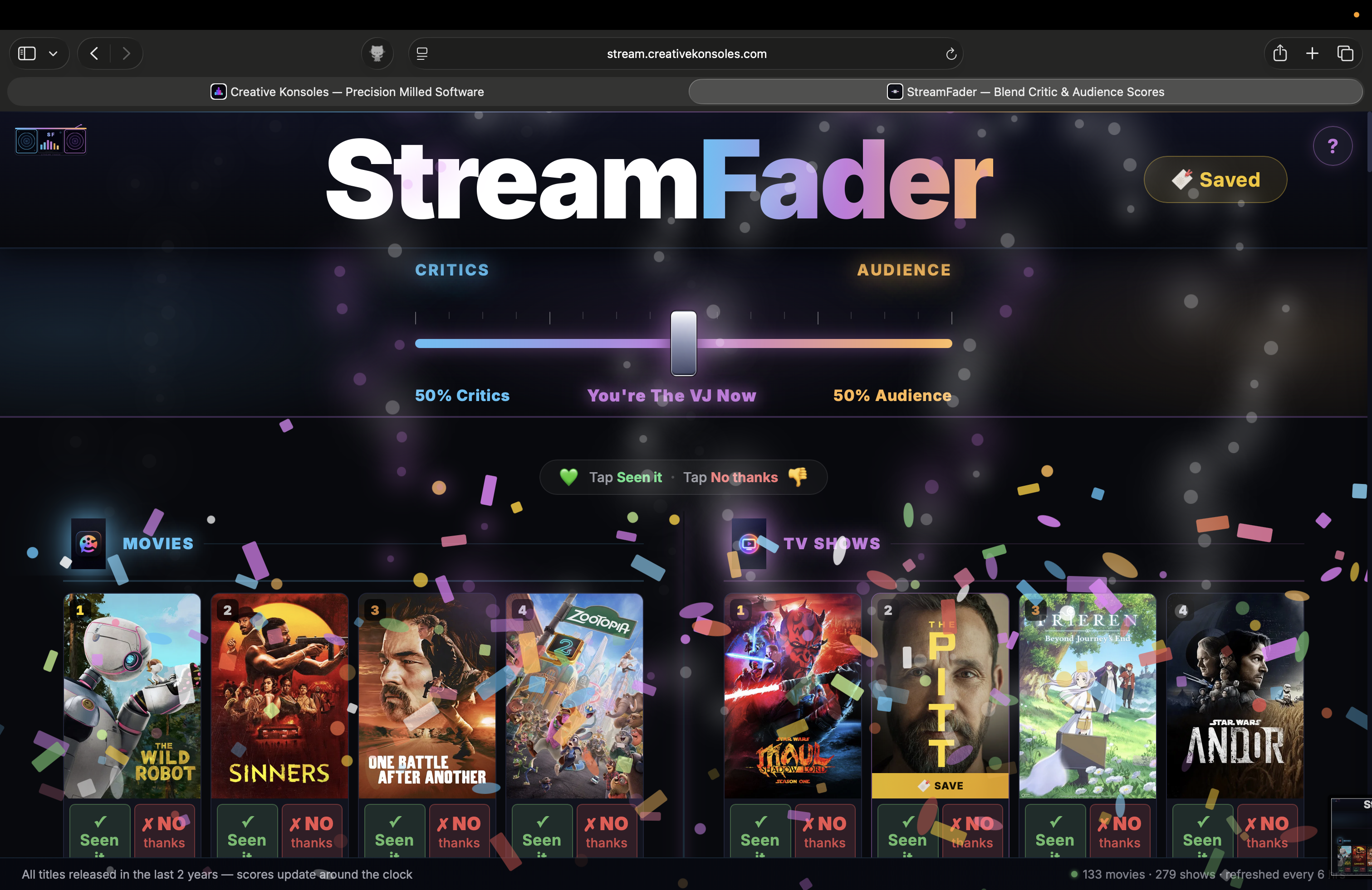 StreamFader-Movies/Series picked by YOU! gallery image