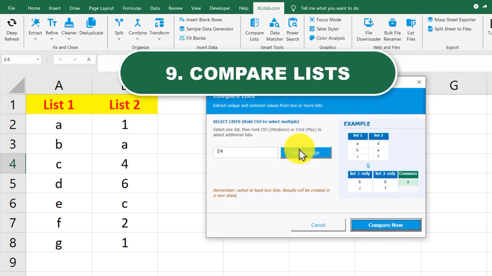 XLclick for Excel screenshot 5