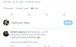 Twitter Tip Bot w/ Nano Digital Currency media 3