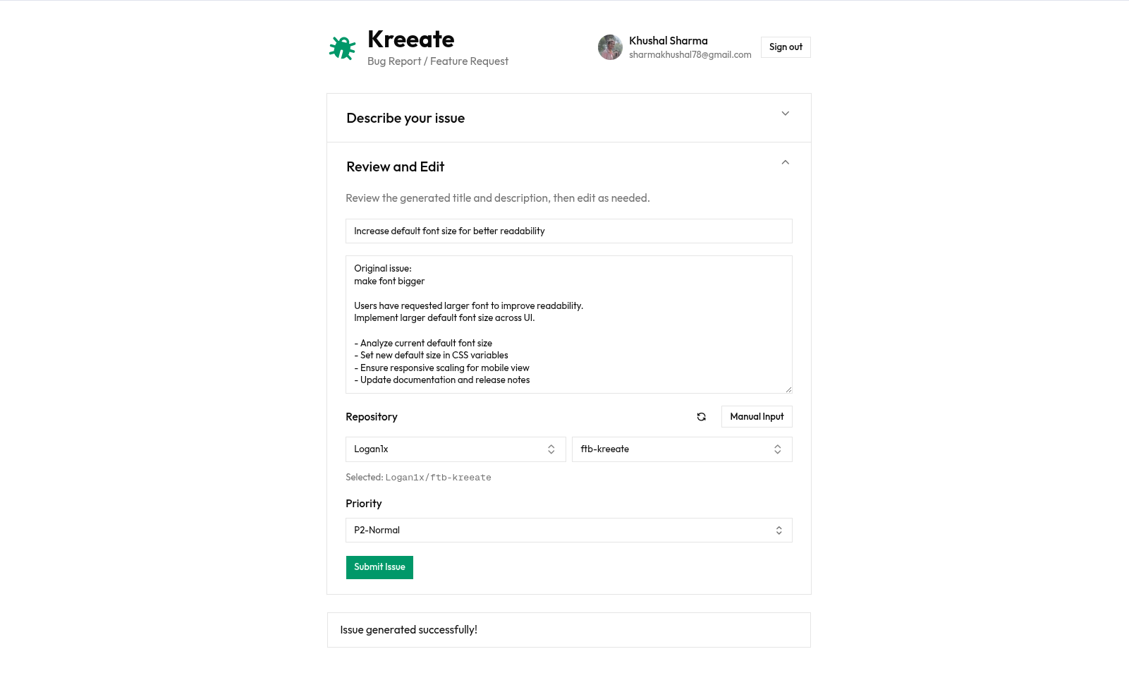 Kreeate gallery image