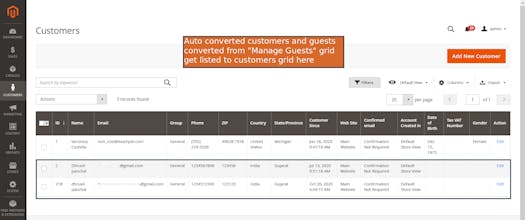 Magento 2 Guest to Customer gallery image