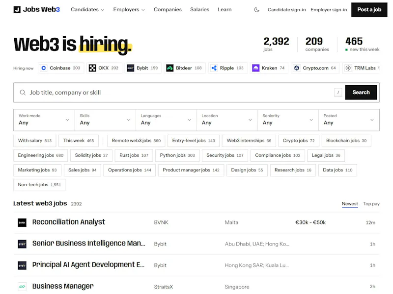 Jobs Web3 screenshot 9