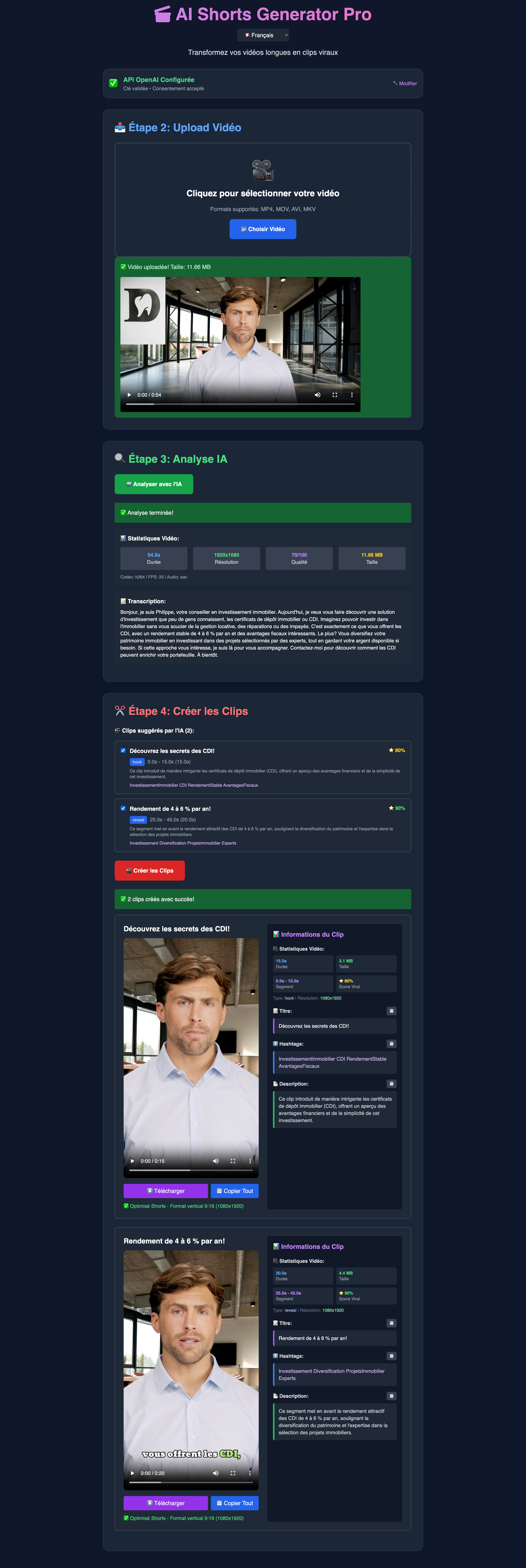 AI SHORTS GENERATOR PRO gallery image