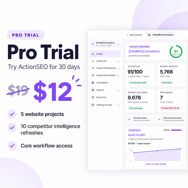 ActionSEO Audit & Report Tool screenshot 4