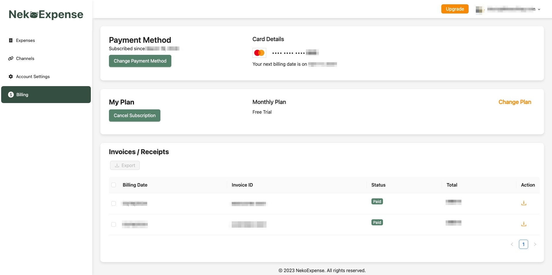 Nekoxpense - Sparen Sie Zeit, indem Sie Ausgaben mit nur WhatsApp und E -Mail erfassen Medien 8