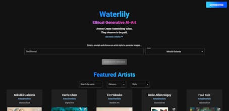 Waterlily.ai gallery image