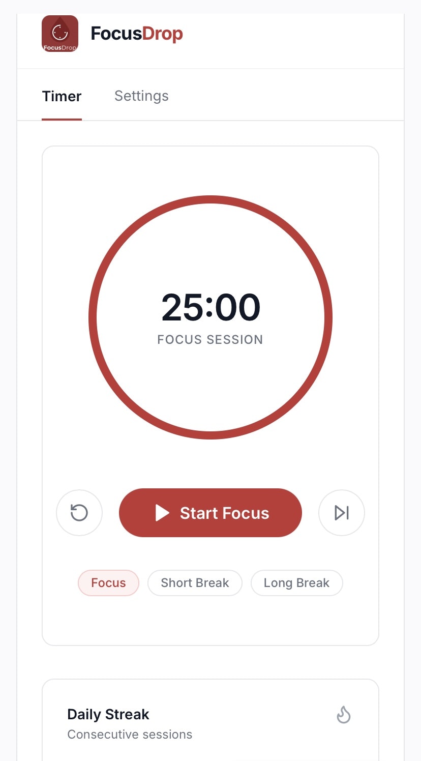 FocusDrop gallery image