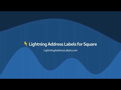 Lightning Address Labels gallery image