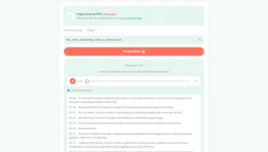 Squishyfile MP4 to Transcript gallery image