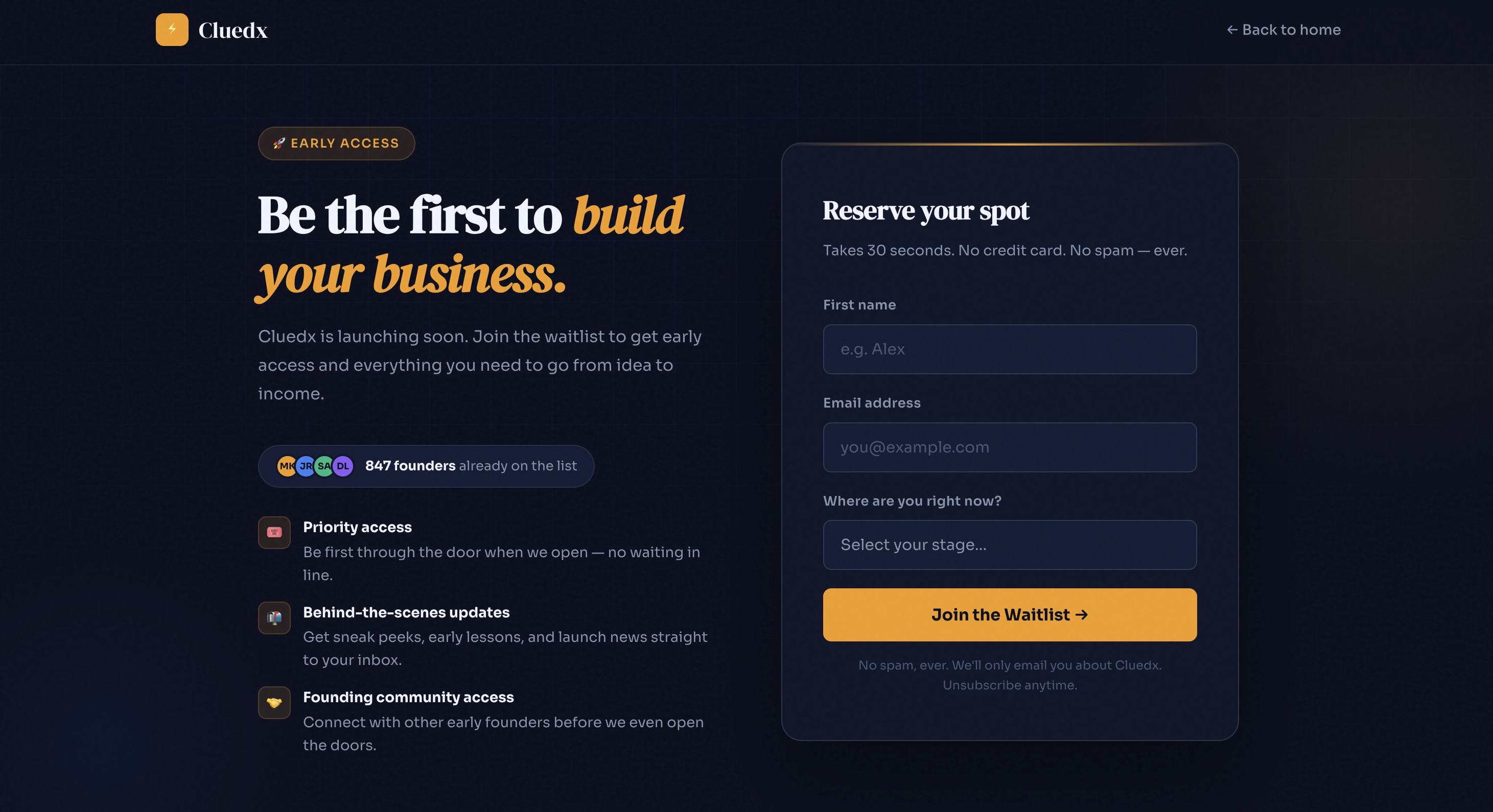 Cluedx — Build Your Business From Zero gallery image