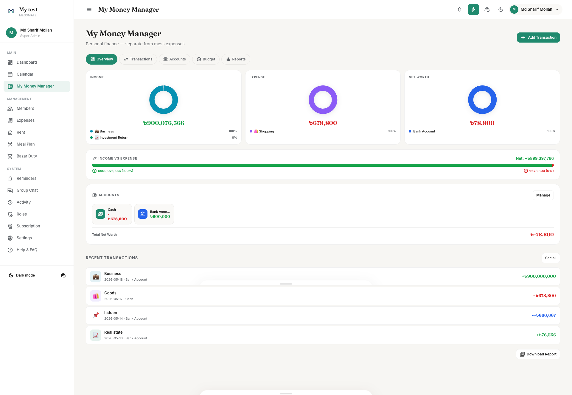 MessMate – Mess & Shared Living Manager gallery image
