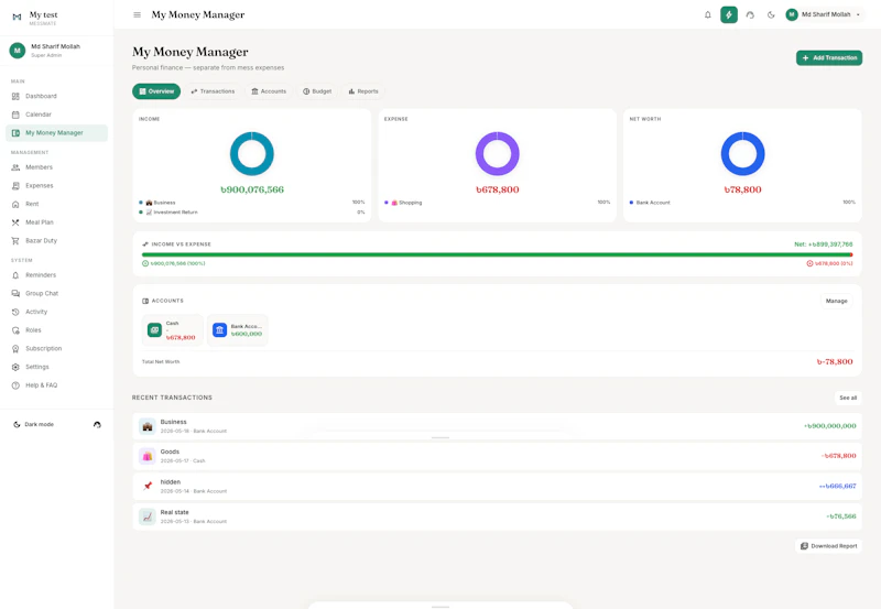 MessMate – Mess & Shared Living Manager screenshot 6