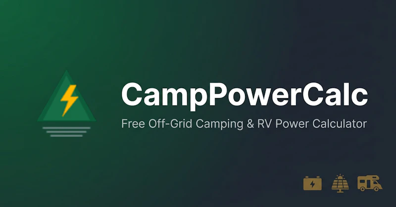 CampPowerCalc screenshot 1