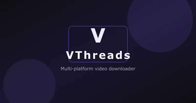 vthreads - Online Video Downloader screenshot 1