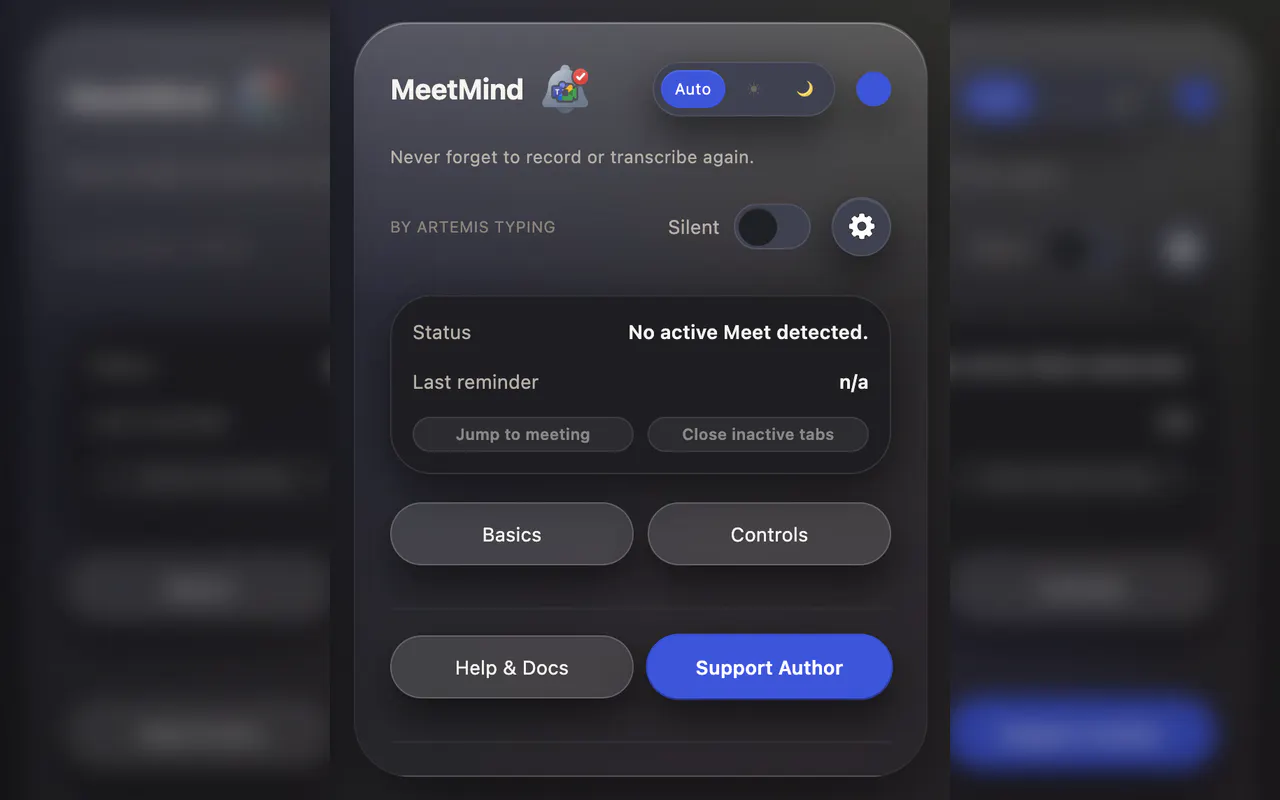 MeetMind – Never Forget to Record 项目横幅
