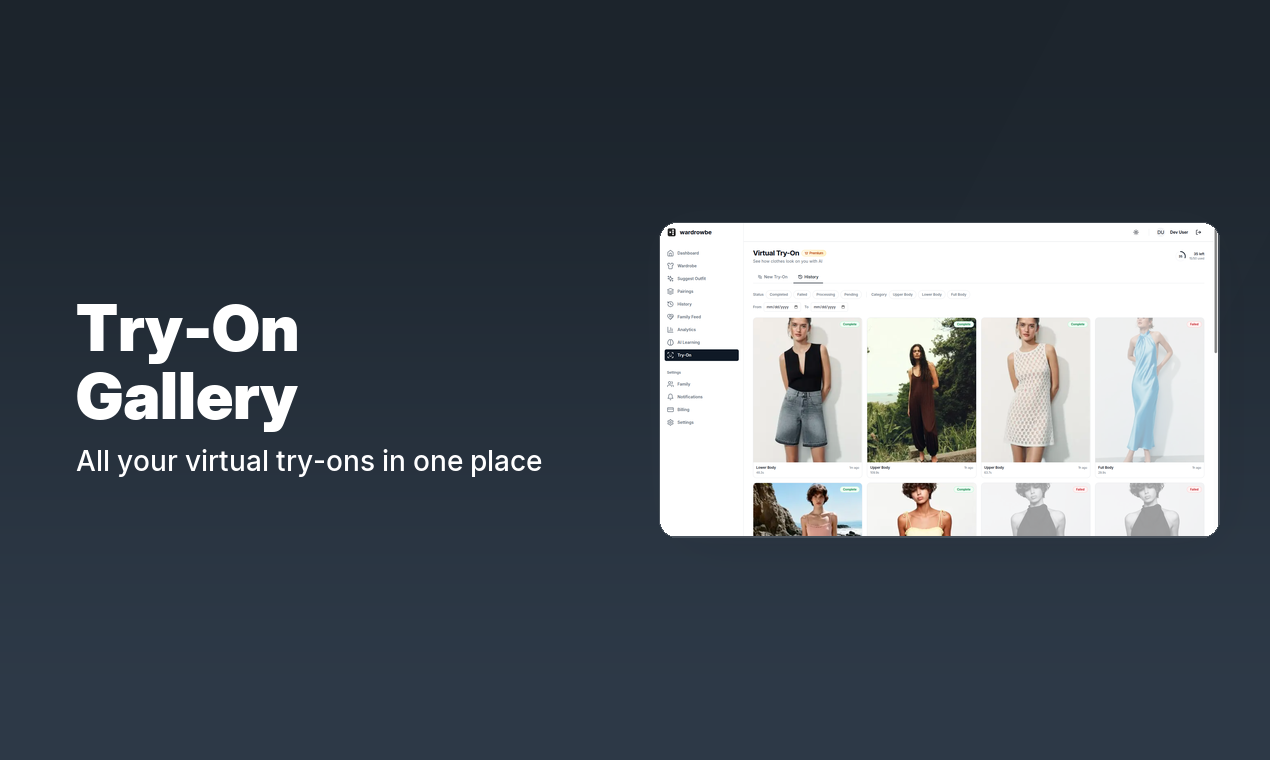 Wardrowbe - Screenshot 5 showing product features and functionality