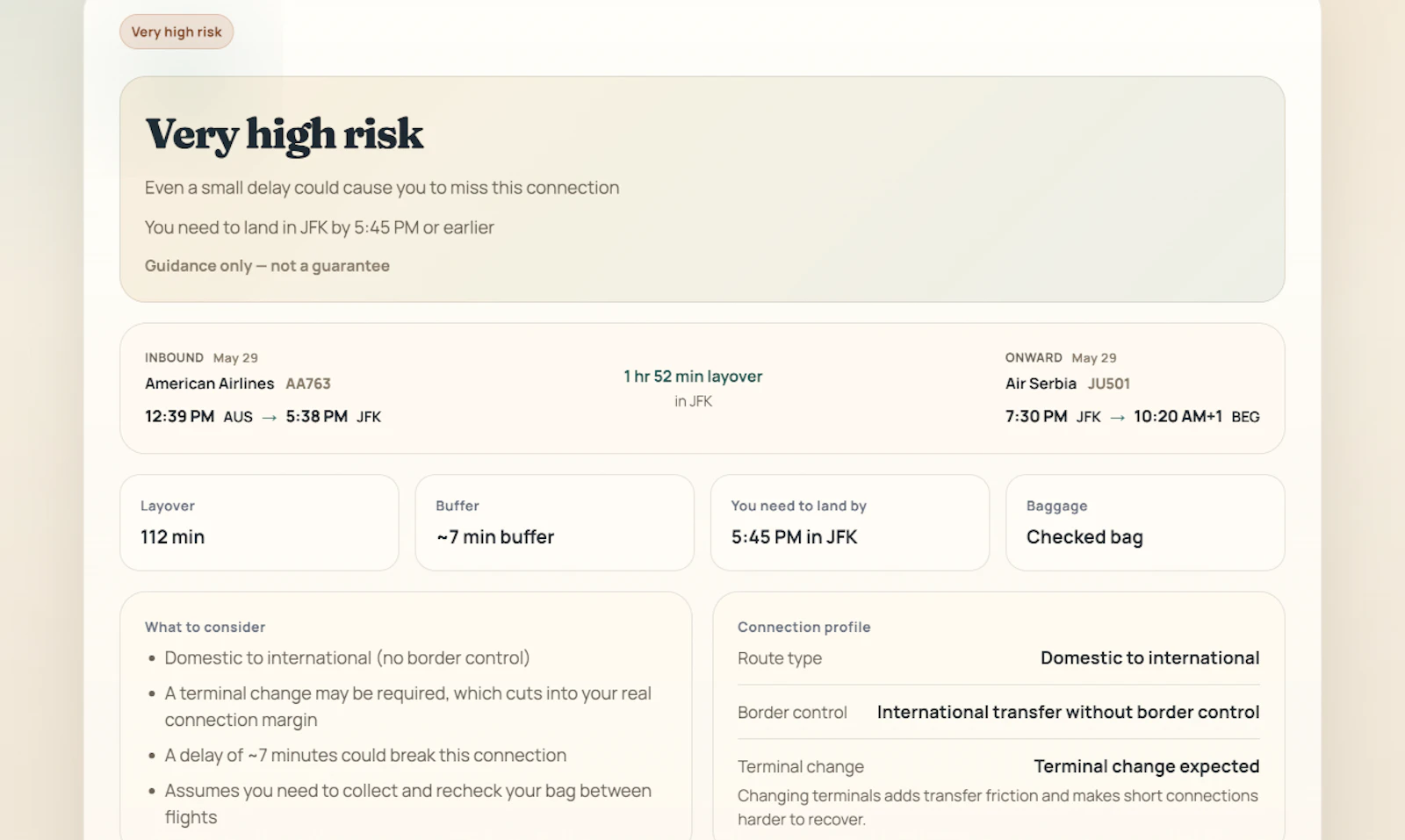 CheckMyLayover screenshot 4