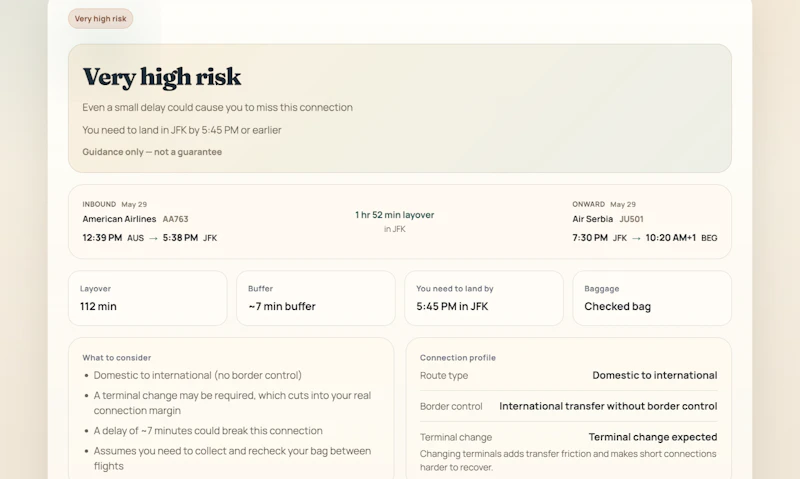CheckMyLayover screenshot 4