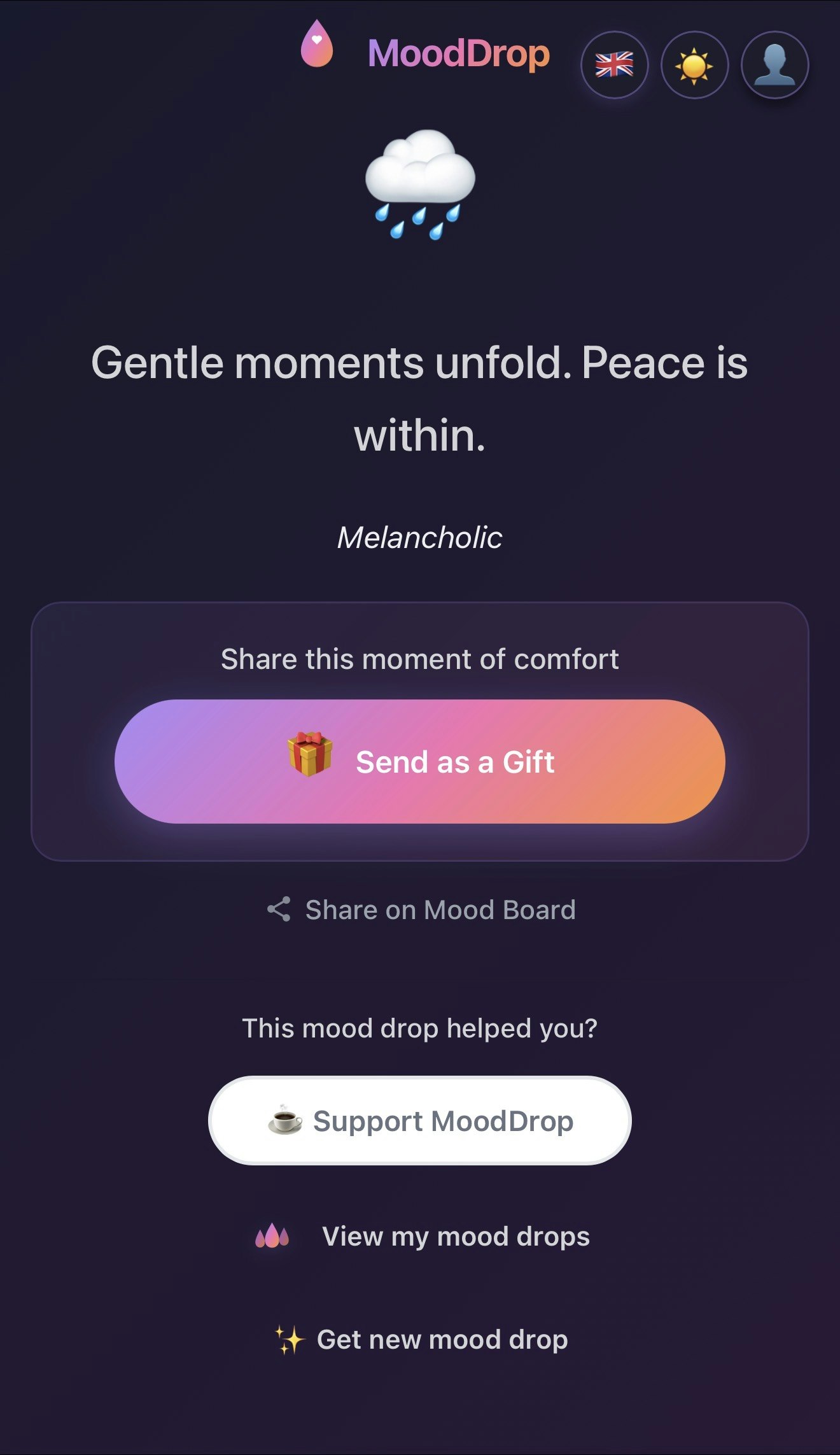 MoodDrop gallery image