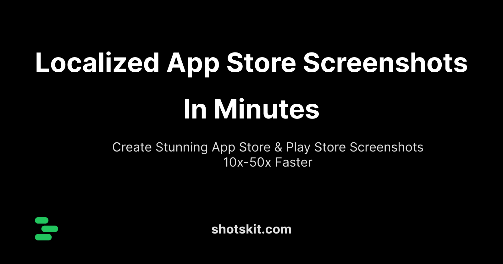 ShotsKit - Создать App Store & Play Store Screenshots 10x-50x быстрее медиа 1
