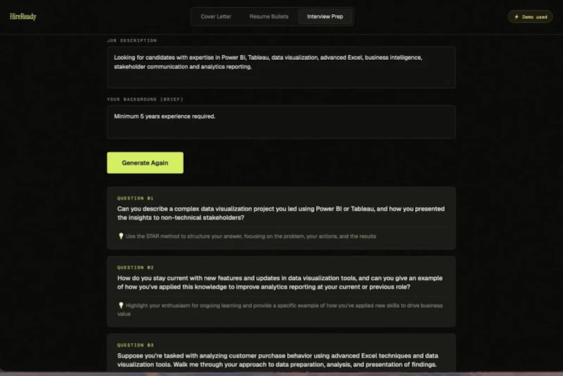 HireReady screenshot 2