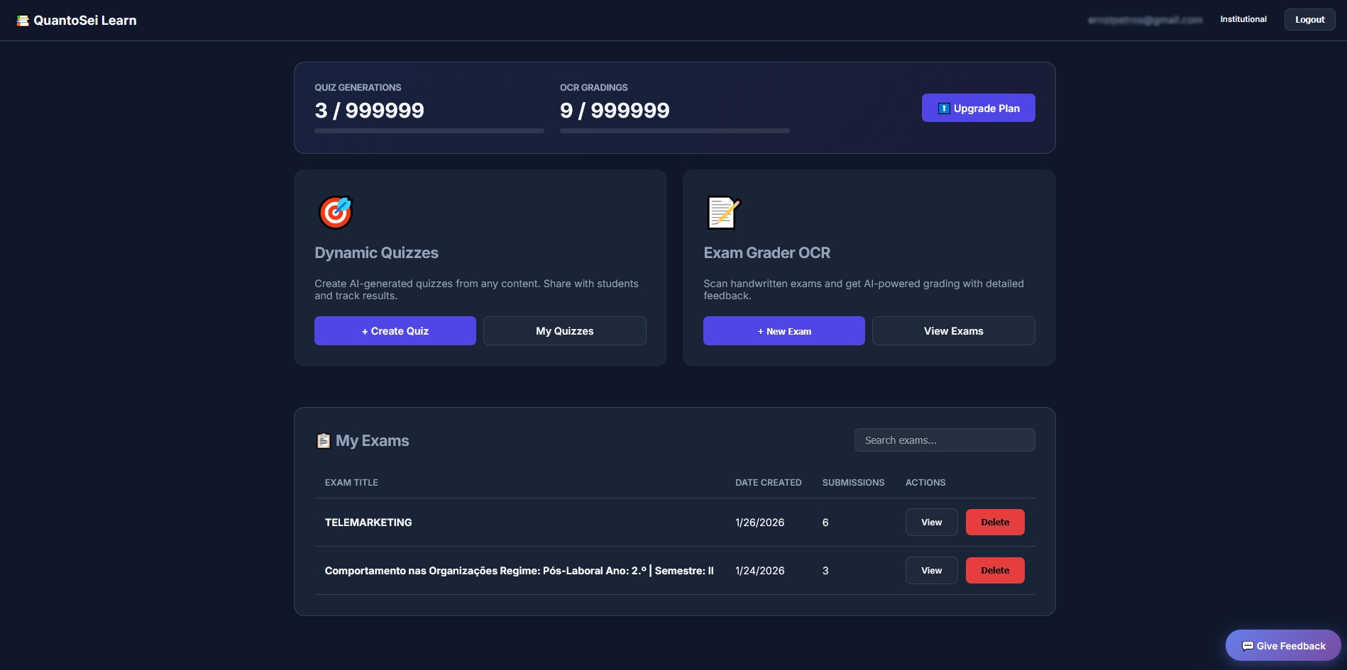 QuantoSei Learn - Screenshot 4 showing product features and functionality