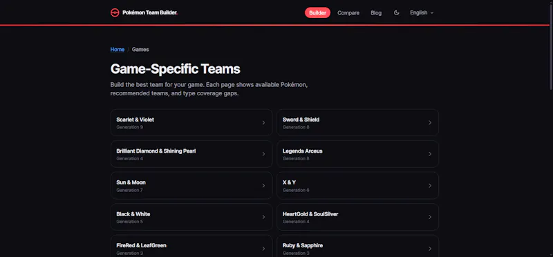 Pokémon Team Builder screenshot 6