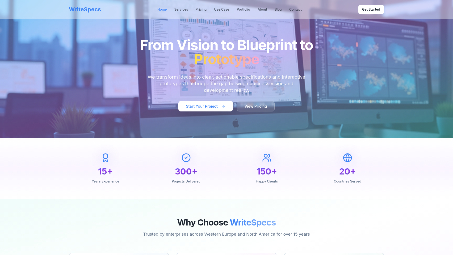 WriteSpecs gallery image