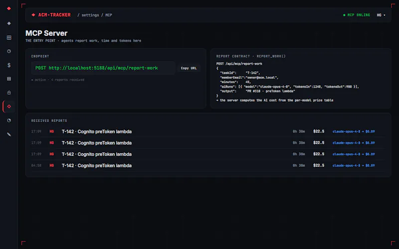 ACM TRACKER screenshot 4