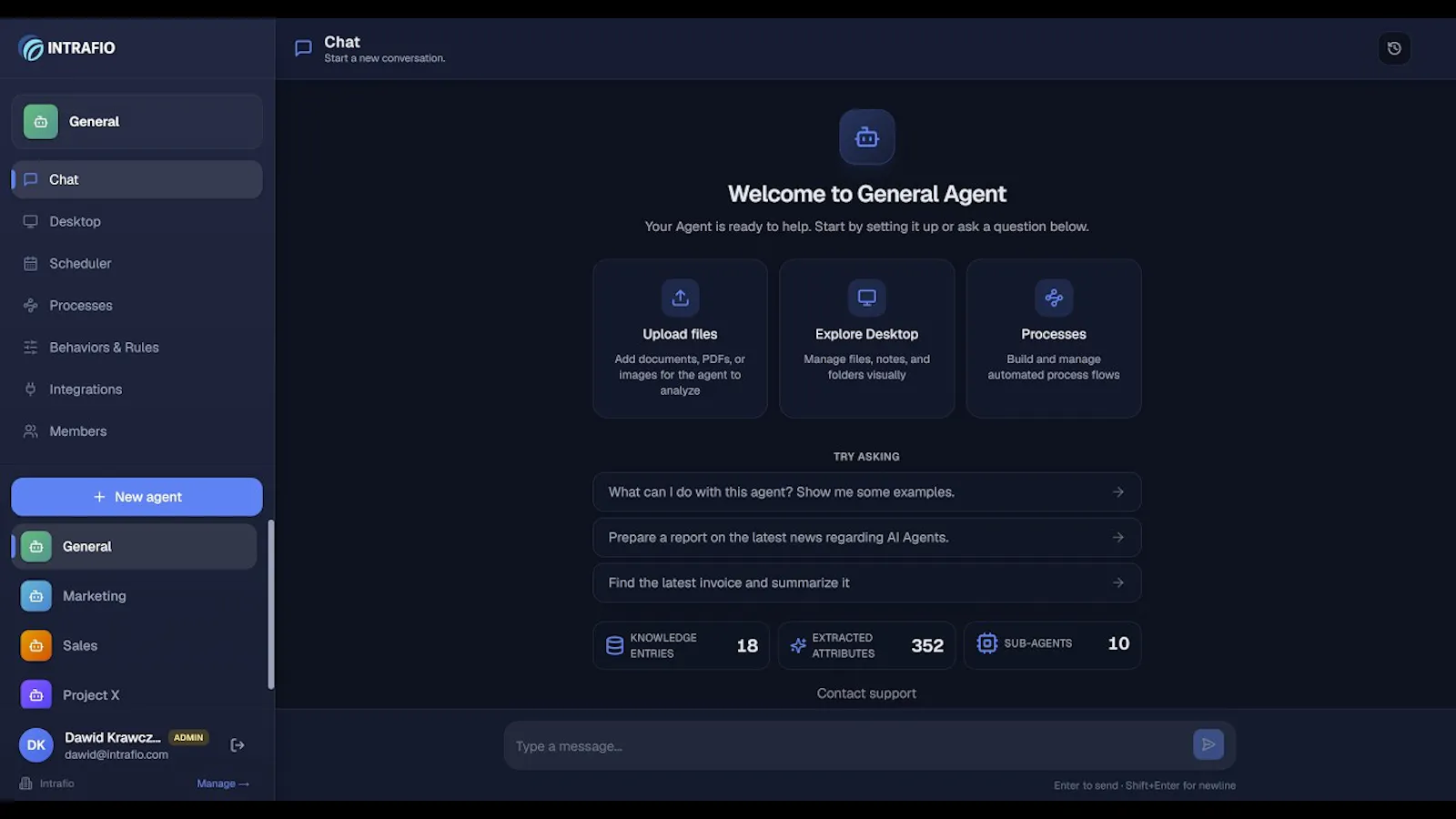Intrafio screenshot 1 (video preview)