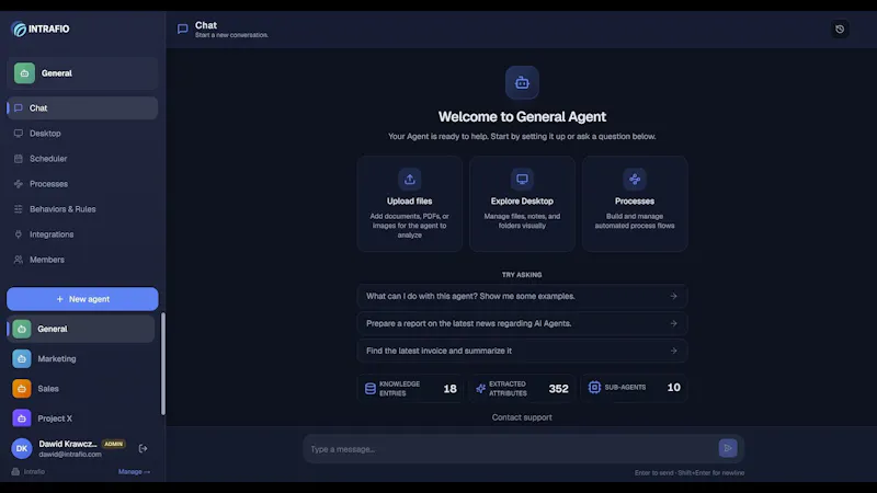 Intrafio screenshot 1 (video preview)