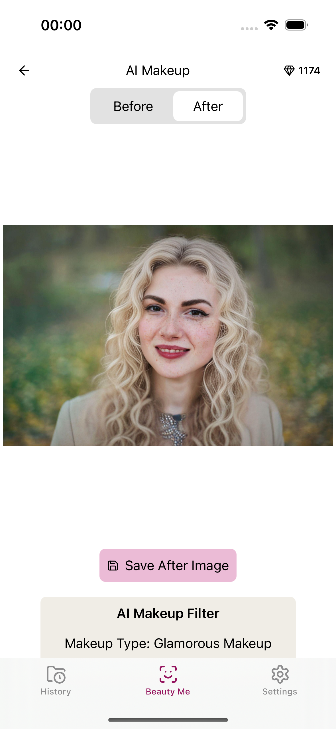 Ai Beauty Me - Face Hair Filters - Vang je beste look met AI Power media 5