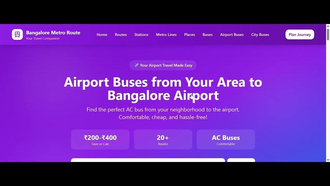 Namma Metro Bangalore Route Guide gallery image