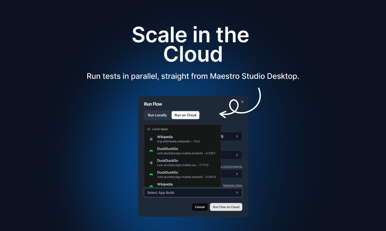 Maestro Studio Masaüstü Beta - Bir masaüstü uygulamasıyla mobil ve web testlerini dakikalar içinde çalıştırın medya 6