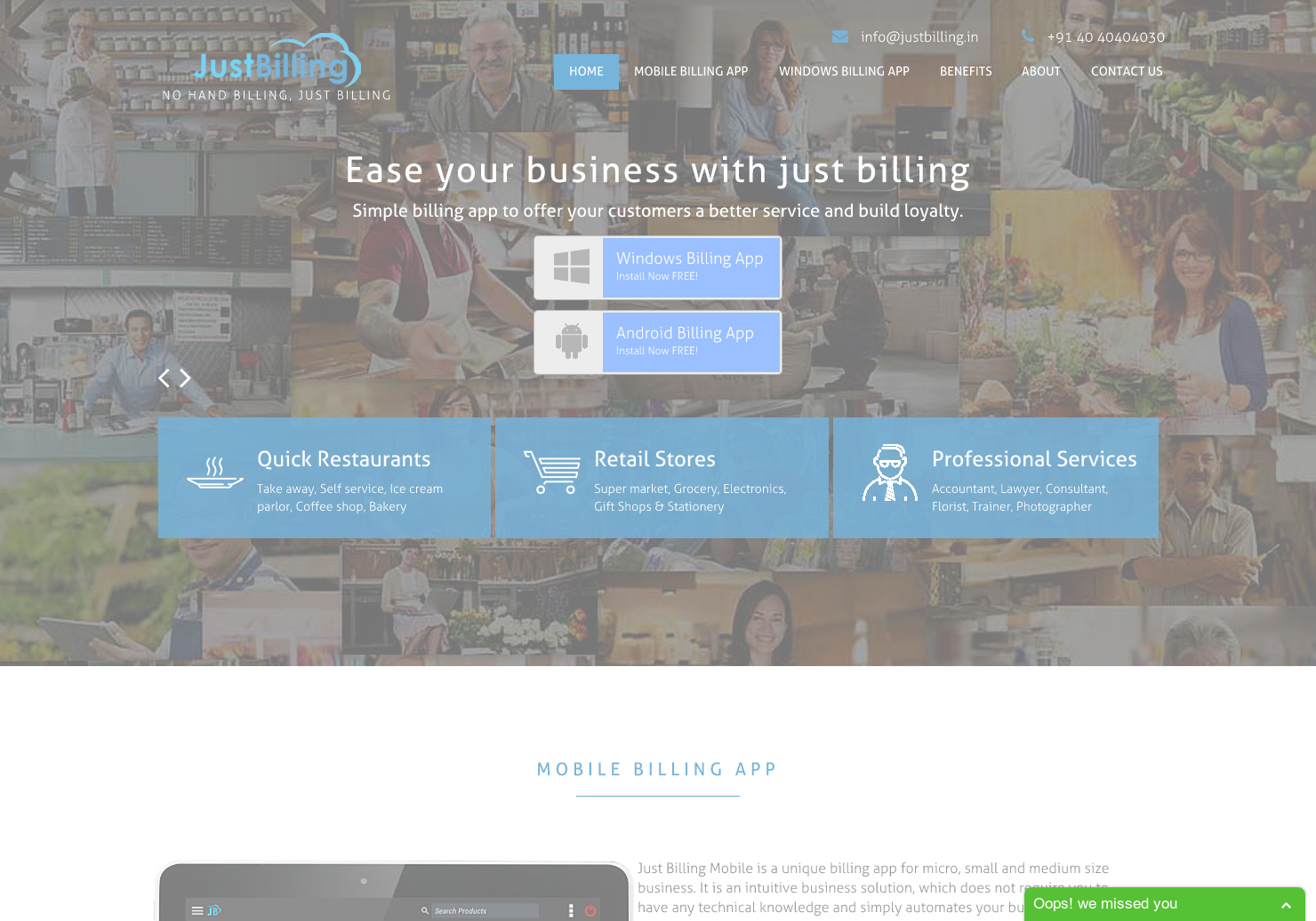 JustBilling gallery image