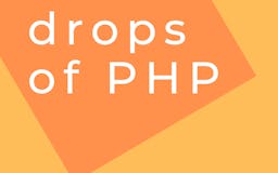 50 drops of PHP media 2