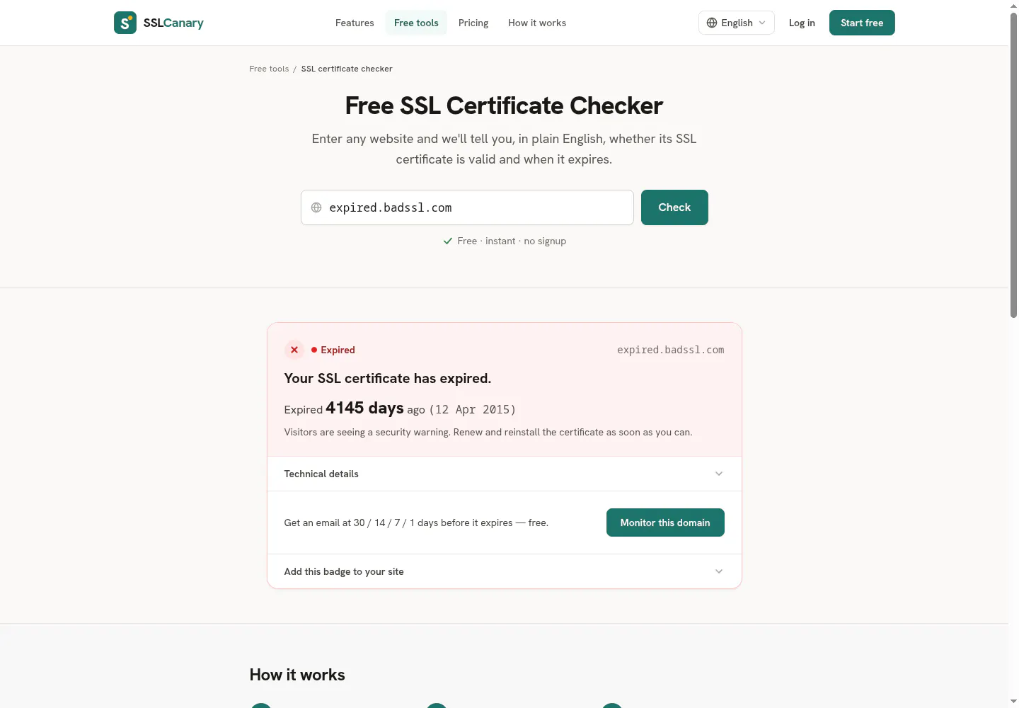 SSLCanary gallery image